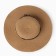 Women's hat with a leopard strap minaku brown color, river 58