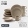Set of dishes Magistro Jarwah Lausanne, 16 objects, porcelain, beige
