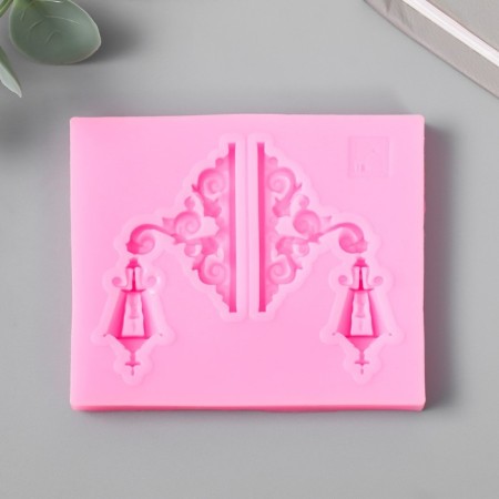 Mold Silicon "Street Lights" 2 items 0.8x7.2x6 cm