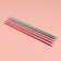 Knitting knitting needles, hosiery, aluminum, d = 5 mm, 26.5 cm, 5 pcs, color mix