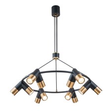 Suspended Indigo lamp, 11036/12p Black. 12x35W, GU10, 780x780x1000 mm, black/bronze color