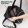 Sports bag Baggage with a zipper, black color