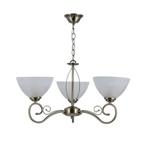 Lamp ceiling Economy light 20779A/3AB WT, 3x40W, E27, 95x57x57 cm, bronze color