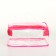 Cosmetic bag PVC chest, 18*8*13, lightning department, raspberry