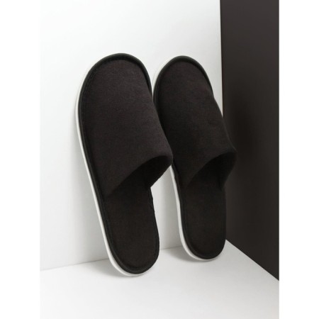 Men's slippers Amaro Home, Makra, size 42-44, black color-4