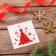 BOPP package with sticky tape, "Christmas tree", 10*10+3cm