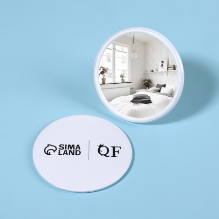 Mirror "QF", d = 7 cm, white color-2