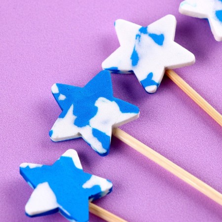 Skewers "Stars", 6 pcs., Mix color-3