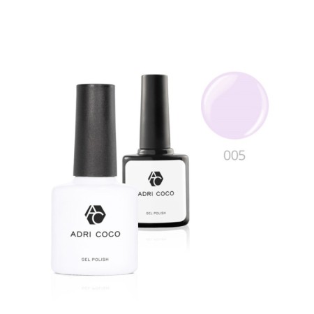 Color gel polish Adricoco, No. 005 light purple, 8 ml-1