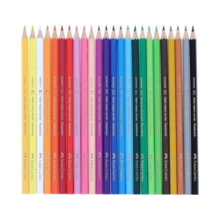 Pencils 24 colors Faber-Castell Eco “Castle” 1201 7/2.8, hexagonal building-1