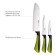 Set of kitchen knives, 3 pcs