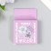 Stickers for creativity "purple flowers" set 46 pcs 4.4x4.4x1.1 cm