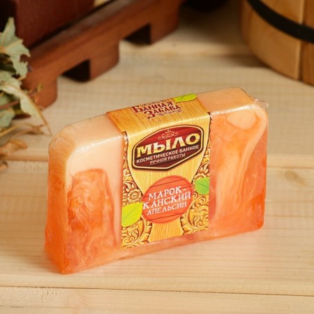 SPA soap - care for the bathhouse and sauna "Moroccan orange" 80 g