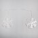 Garland “thread” 2 m with nozzles “Matova Snowflake”, IP20, transparent thread, 36 LED, blue glow, 220 V