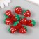 Busina for creativity plastic "Strawberries" 1.9x2.3x1.9 cm