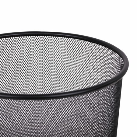 Metallic paper basket, 20 liters, Brauberg germanium, black-3