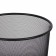 Metallic paper basket, 20 liters, Brauberg germanium, black
