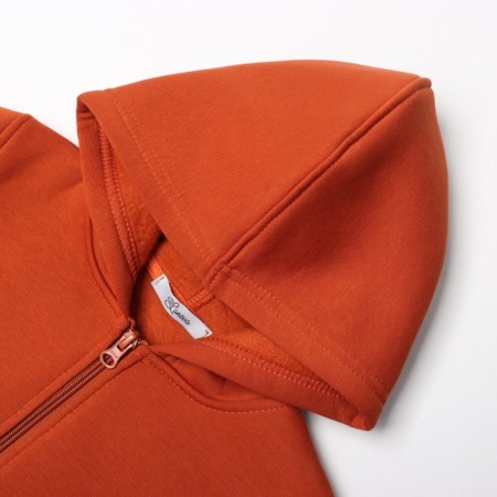 Baby sweatshirt, brown color, height 98 cm-1