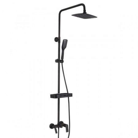 Lemark Tropic LM7002BL bath mixer, single -leaf, tropical shower, black