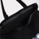 Set of a backpack with a zipper, chover, bag, cosmetic bag, black color