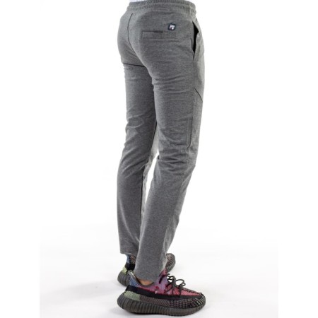 Sports pants for ISEE boys, height 128-134 cm, dark gray color-4