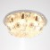 Economic Service chandelier with PDU "Barensa", 6x40W E27, chrome 45x45x25 cm