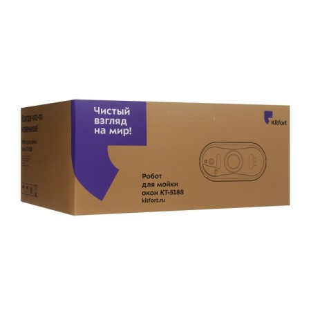 Robot Window Robi Kitfort KT-5188, 80 W, 5.5 min/m2, from the battery, white-8