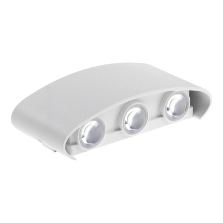 Facade lamp "Semesfer", FSD-069, 6 W, 4000K, 3 rays, IP65, 220 V, plastic, white 1008421