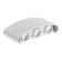 Facade lamp "Semesfer", FSD-069, 6 W, 4000K, 3 rays, IP65, 220 V, plastic, white 1008421