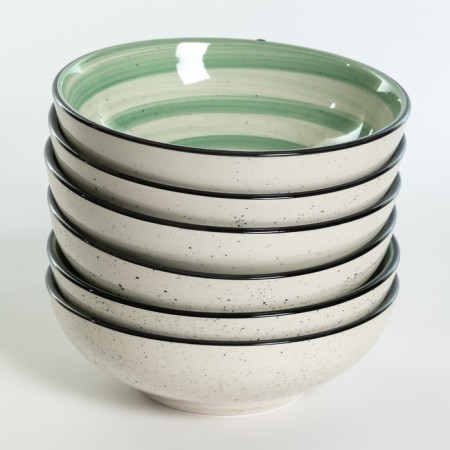 A set of deep plates of Elrington “Airgraph. Pistachio breeze ", 18 cm, 750 ml, 6 pcs-5