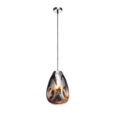 Suspension lamp ST LUCE. SL328.103.01. AEREO. 1x60 watts, E27, 22x22 cm, chromium color-5