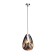 Suspension lamp ST LUCE. SL328.103.01. AEREO. 1x60 watts, E27, 22x22 cm, chromium color