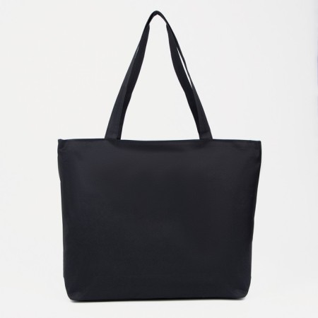 Luggage bag with a lining, black color-1