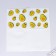 Paper napkins "Avocado", single -layer, 24x24 cm, set 20 pcs.