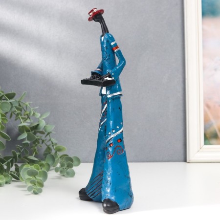 Polystone souvenir "Jazzman - Keyman" 27x9.5x5.5 cm-2