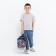 Baby backpack on lightning, blue color