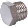 Stout SFT-0025-000014, 1/4 ", outdoor thread, nickelled brass