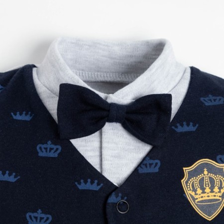 Body crumb I am "Crown costume", blue/gray, height 68-74 cm-1