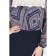 Sheath dress, size 54, blue color