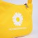 Youth bag with zipper, yellow color