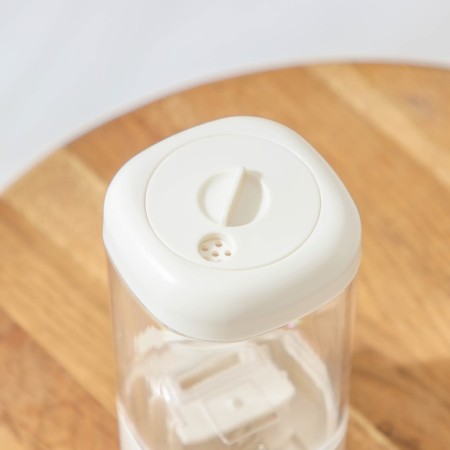 Plastic container for bulk with 3 types of dispensers, plastic-3