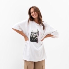 Women's T -shirt Mist Girl’s Rules, R.44, White