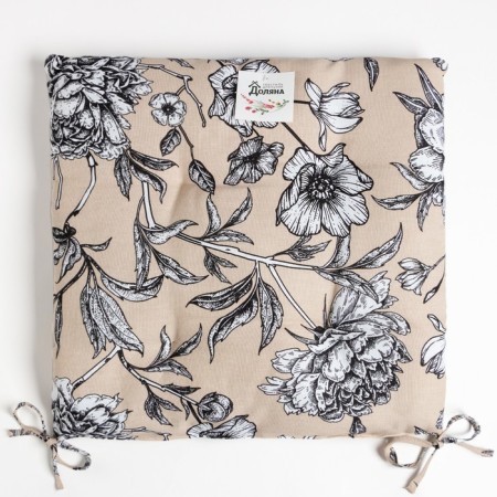 Sitting for a chair "Dolyana" Blooming Garden 42x42x7cm, 100% cotton, 164 g/m2-4