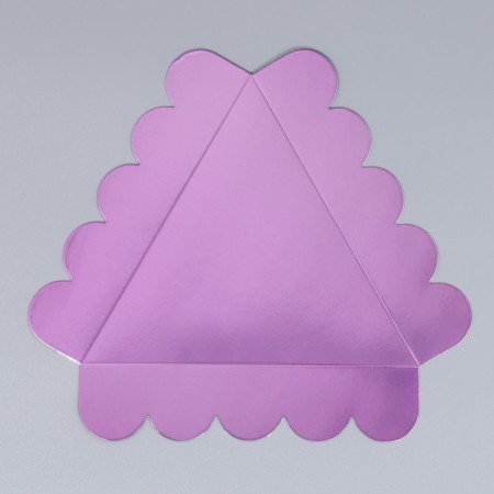Cookie box, confectionery packaging with PVC lid, “purple”, 18 x 3 cm-4