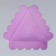 Cookie box, confectionery packaging with PVC lid, “purple”, 18 x 3 cm