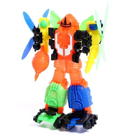 Set of robots "insects", 5 transformers, gather in 1 robot-8