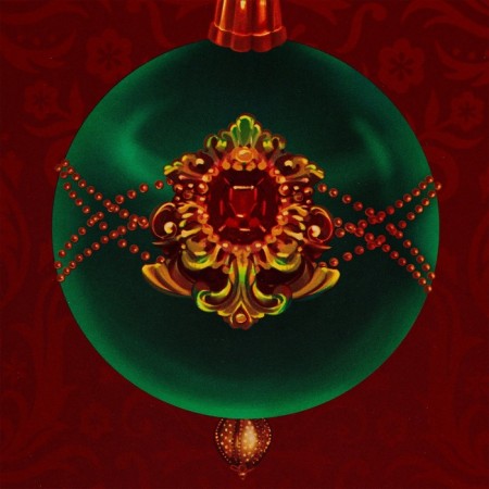 New Year. New Year's gift package for a bottle, packaging "marvelous ball", 12 x 36 x 8.5 cm.-2
