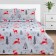 Set: Crystick and 2 pillowcases Cozy Winter 200x215 cm, 50x70 cm - 2 pcs, 100% cotton