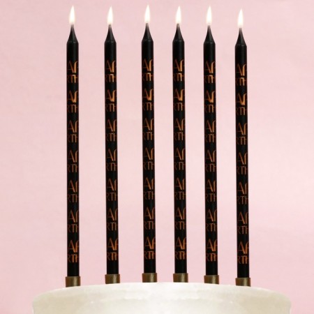 Candles for the Cake "Happy Birthday", 6 pcs.-5
