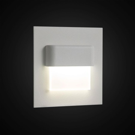 The built -in Citilux "Scully" CLD006K0, 7.7x7.7 cm, 1x1W, LED, white color-1